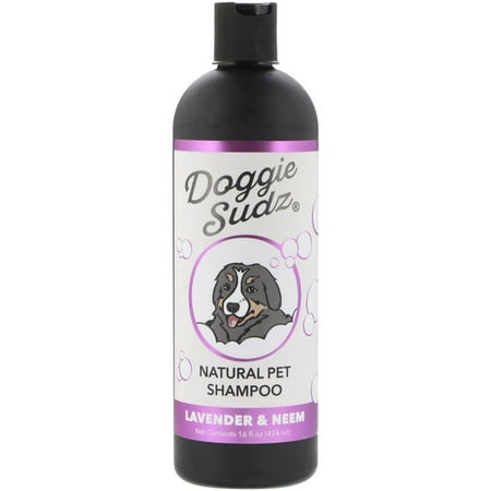 Doggie Sudz Natural Pet Shampoo Lavender Neem 16 fl oz 474 ml