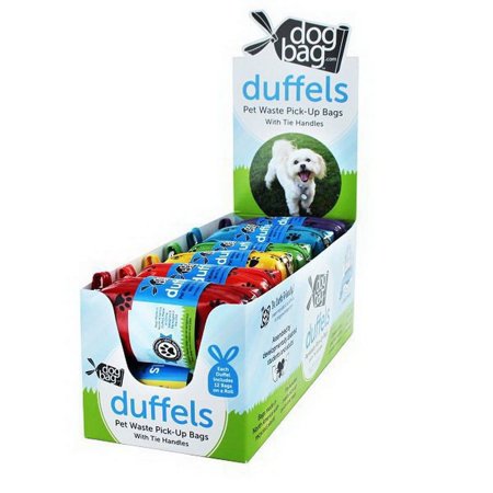 Doggie Walk Bags B-DB12-SQUARE Counter Display Box Assorted Square Duffels
