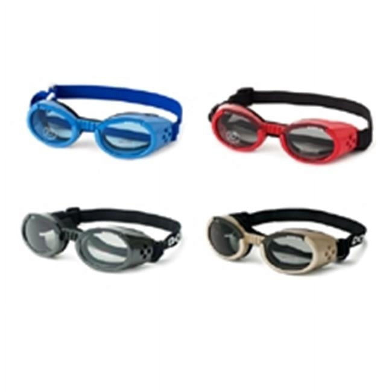 2 Replacement Doggles ILS Dog Goggles – Shiny Blue Frame & Blue Lens ...