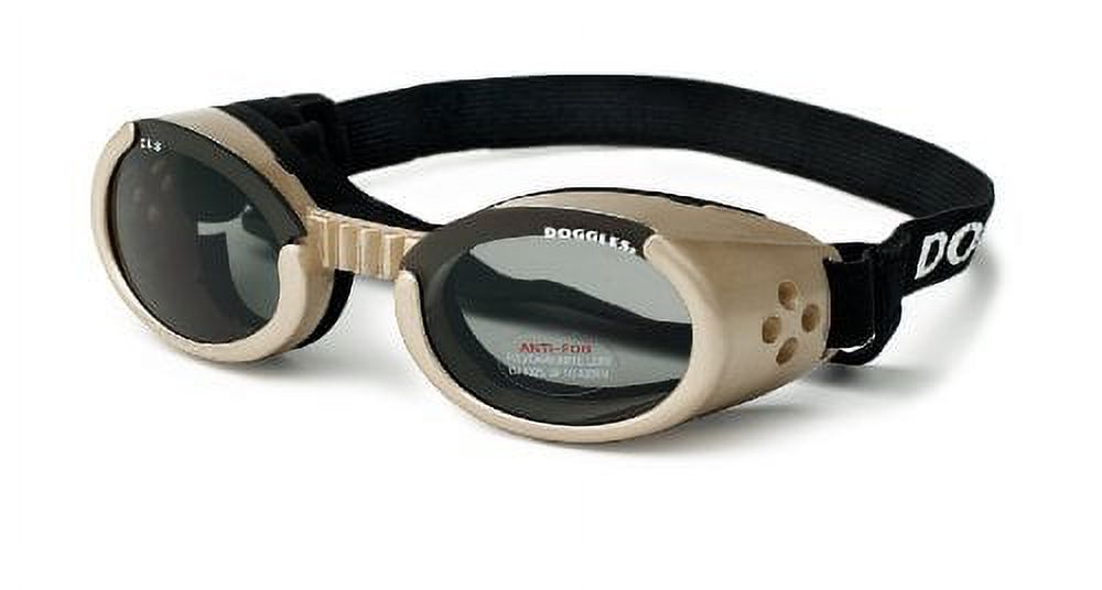 Doggles ILS Chrome/Smoke Small  Goggles/Sunglasses  Eye Protection for Dogs - image 1 of 4