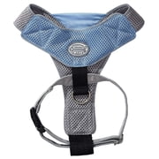 Doggles V Mesh Dog Harness, Blue/Gray, X Small