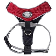 Doggles V Mesh Dog Harness, Red/Black, Medium