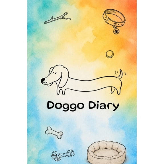 Doggo Diary: Your Complete Dog Diary, Health Record & Memory Book in One, (Paperback)