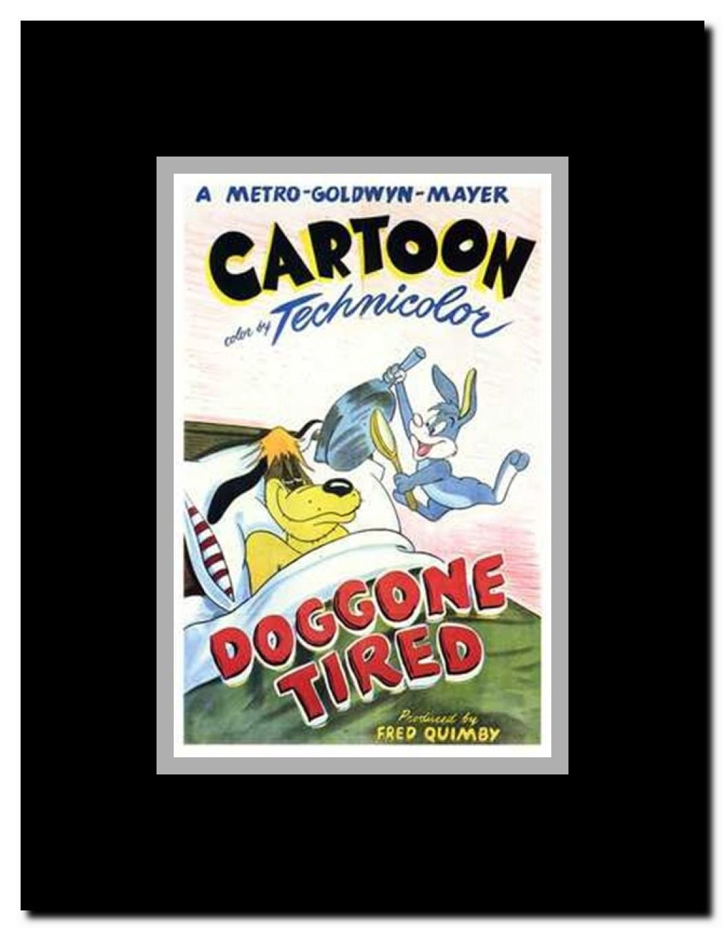 Doggone Tired Framed Movie Poster