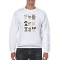 thumbnail image 1 of Doggos And Puppers Ii Sweatshirt Men -June Erica Vess Designs, Male Medium, 1 of 4
