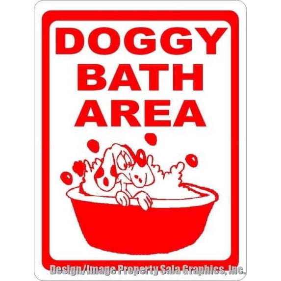 Doggy Bath Area Sign