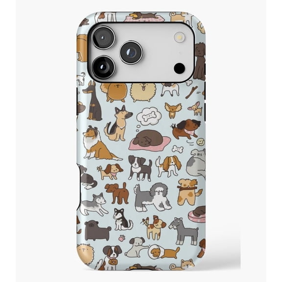 Doggy Doodle M315, Case for iPhone 17/16/15/14/13/12/11 Pro Max – Stylish Unisex Protective Cover