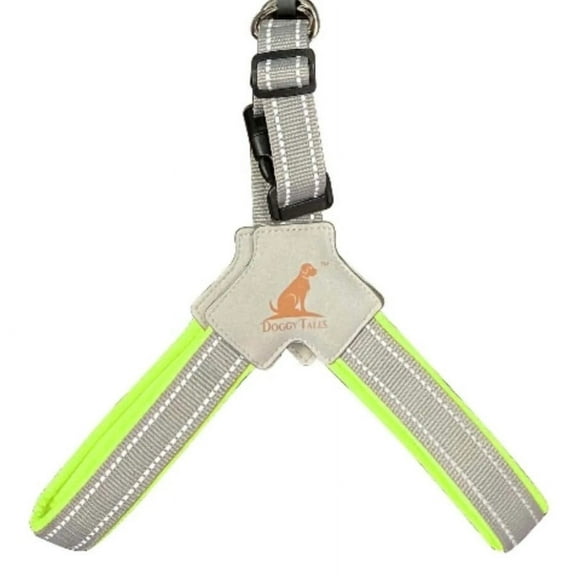 Doggy Tales Step In V Harness - Lime, L