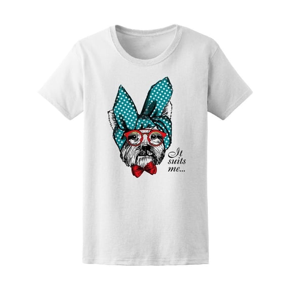 Doggy With Turban Dressed Dog Tee Women's -Image by Shutterstock