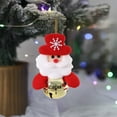 thumbnail image 1 of Doghiosgha Christmas Bell Ornament, Hanging Jingle Bell for Xmas Tree Wreath Holiday Party Decor, 4 Inch, A, 1 of 6