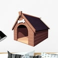thumbnail image 1 of Doghouse Wall Mural by Wallmonkeys Peel and Stick Graphic (24 in W x 23 in H) WM299354, 1 of 4