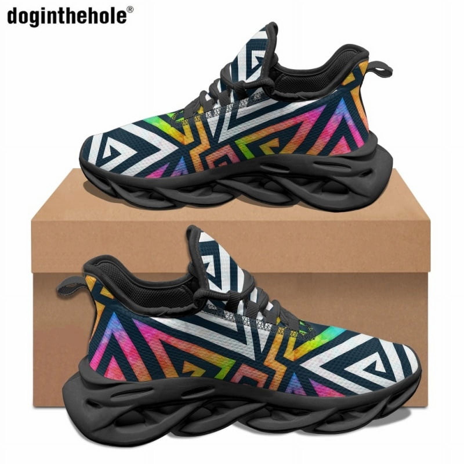 Doginthehole Gradient Color Line Design Casual Shoes Street Trend New