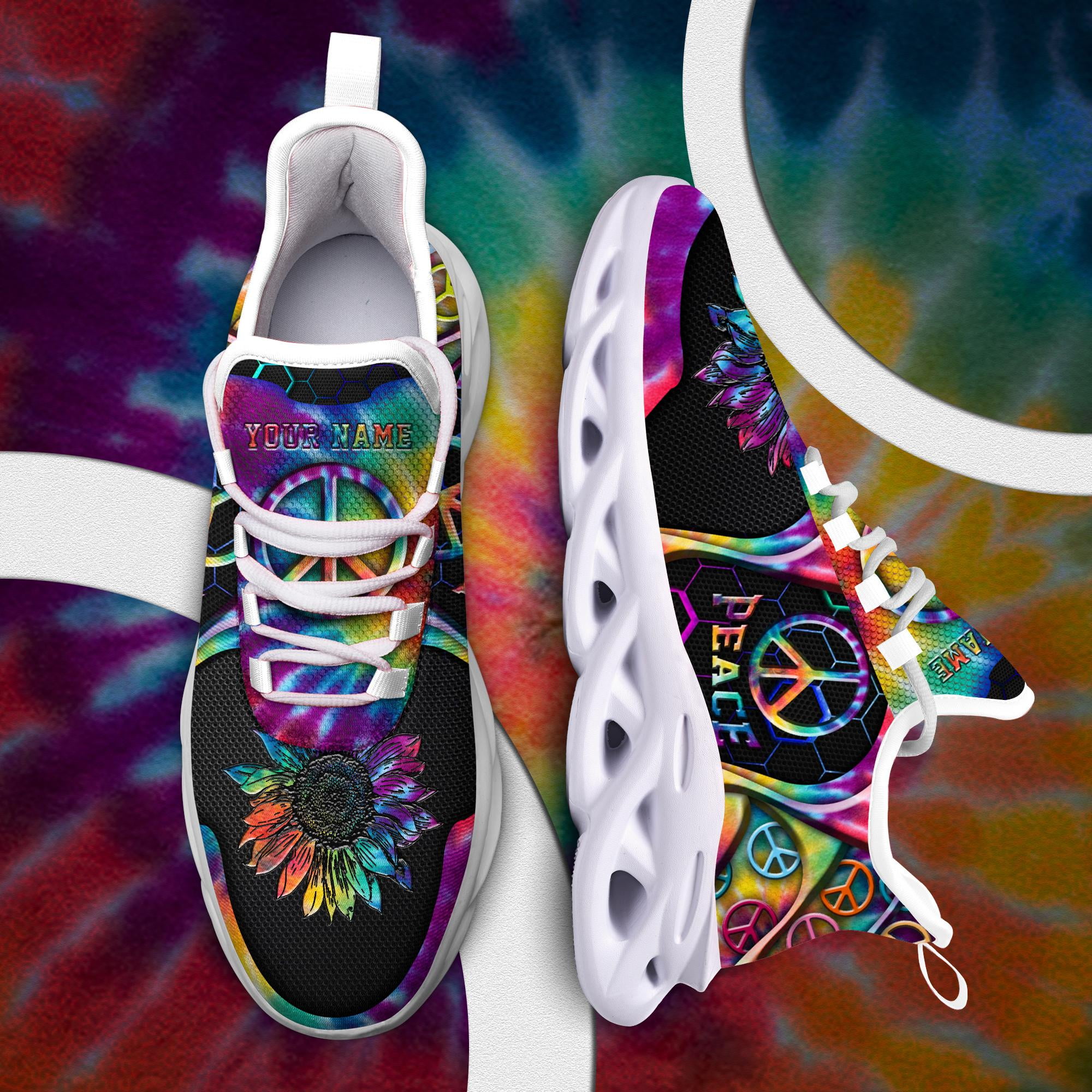 Doginthehole Men's Walking Shoe Brands Hippie Clunky Adults Mesh ...