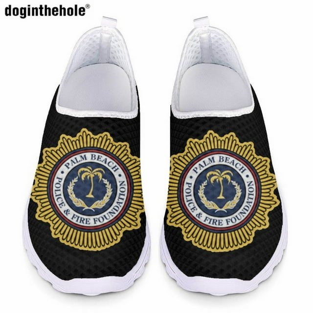Doginthehole West Palm Beach Florida Print Women's Summer Casual Shoes