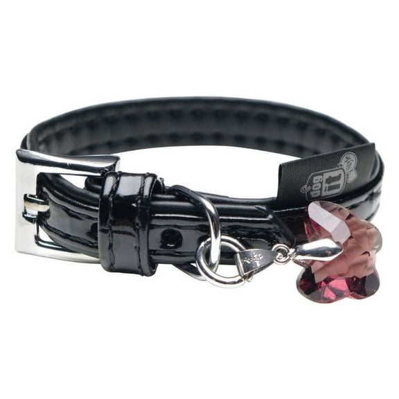 Dogit Faux/Lthr Collar Milano Brown Md