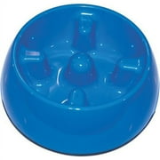 Dogit Go Slow Anti-Gulping Dog Dish, Blue, Small 300ml/10.1 fl oz