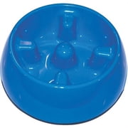 Dogit Go Slow Anti-Gulping Dog Dish, Blue, Xsmall 140ml/4.7 fl oz