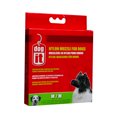 thumbnail image 1 of Dogit Nylon Dog Muzzle Black M 6in, 1 of 3