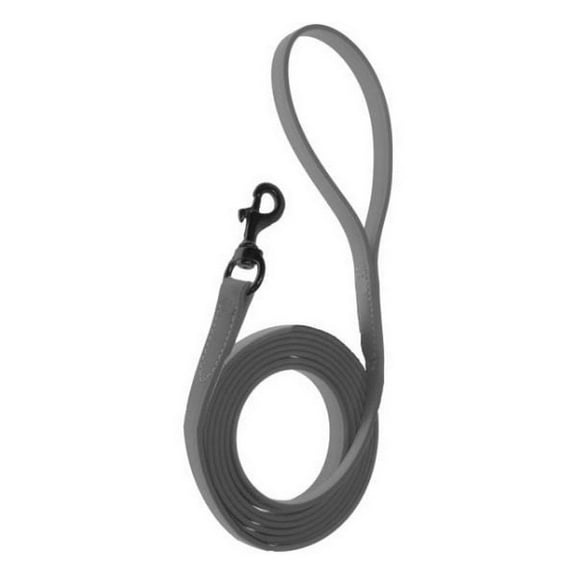 Dogline B7022-10 Biothane Waterproof Leash - W3/4" x L2' - Grey