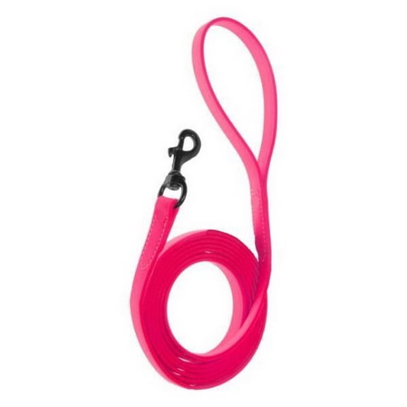 Dogline B7022-7 Biothane Waterproof Leash - W3/4" x L2' - Neon Pink