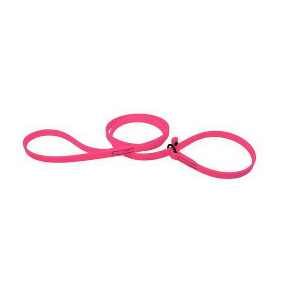 Dogline B7052-7 Biothane Waterproof Slip Lead - W5/8" x L5' - Neon Pink