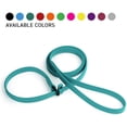 thumbnail image 1 of Dogline  - Biothane Slip Dog Leash - for Small, Medium and Large Dogs - Odor Free Slip Lead, Heavy Duty and Durable Material Kennel Lead (Teal: Width 3/8" | L: 60"(5ft)), 1 of 8