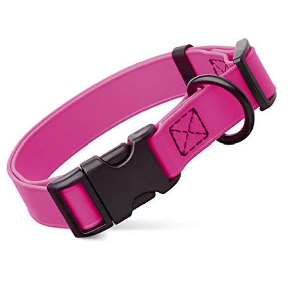 Biothane Waterproof Collar with QR Buckle Black