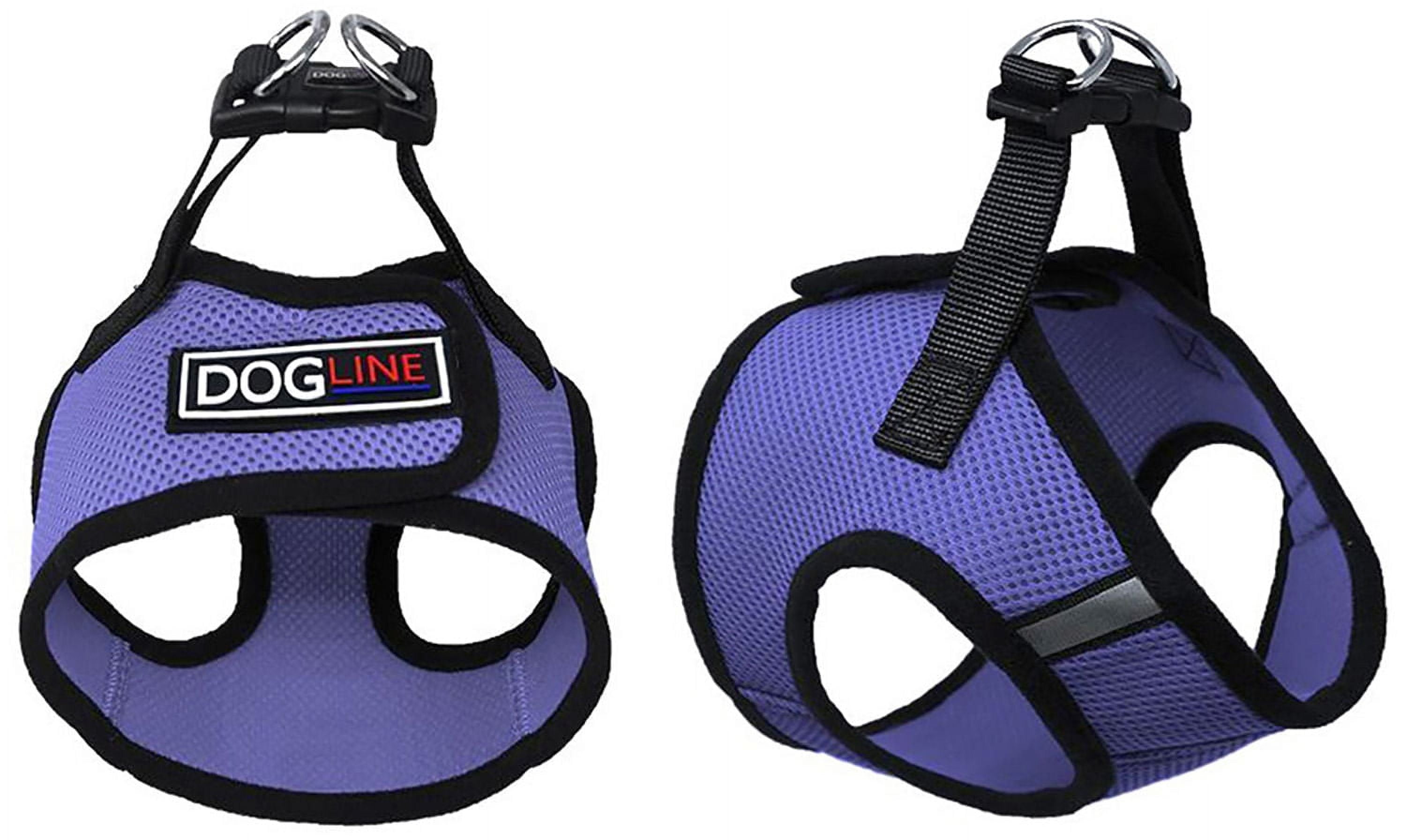 Dogline Boston Mesh Harness + Built-in Hook & Loop Fastener