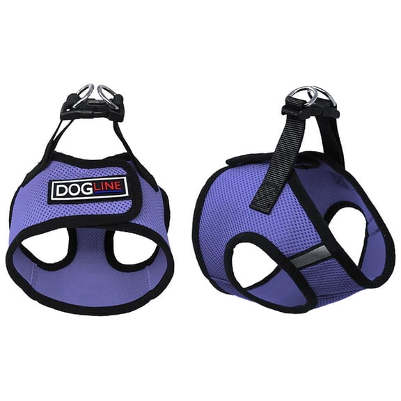 Dogline Boston Mesh Harness + Built-in Hook & Loop Fastener