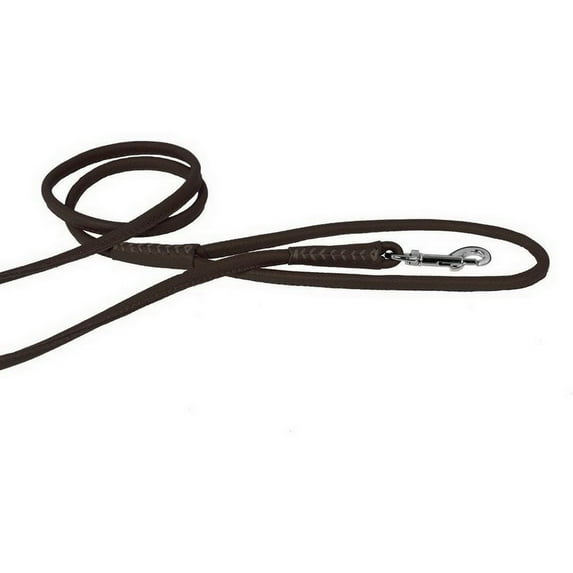 Strong Round Leather Lead Leash