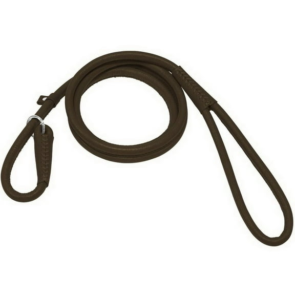 Soft Leather Round Slip Lead