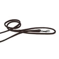 thumbnail image 1 of Dogline L2063-61 72 L x 0.5 W in. Round Leather Leash, Dark Brown, 1 of 2