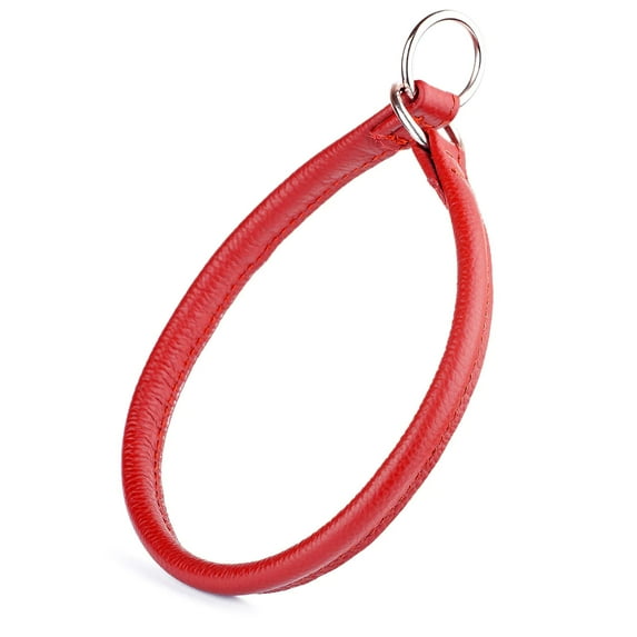 Soft Leather Round Slip Collar: The Ultimate Blend of Comfort & Durability for Your Dog