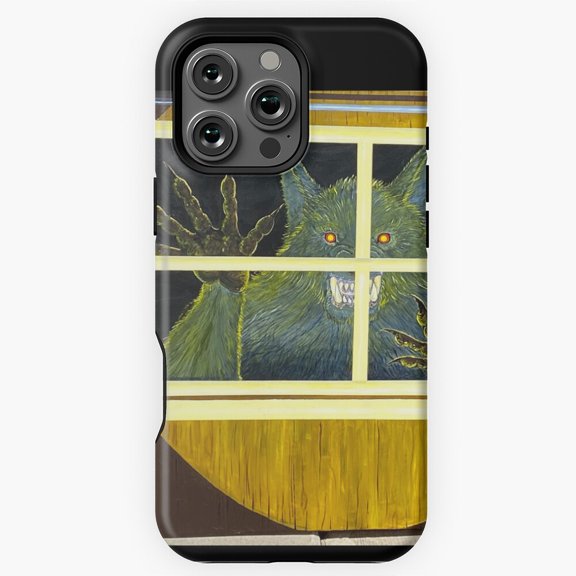 Dogman in the window Phone Case for iPhone 16 15 14 13 12 11 Pro Max M5910450