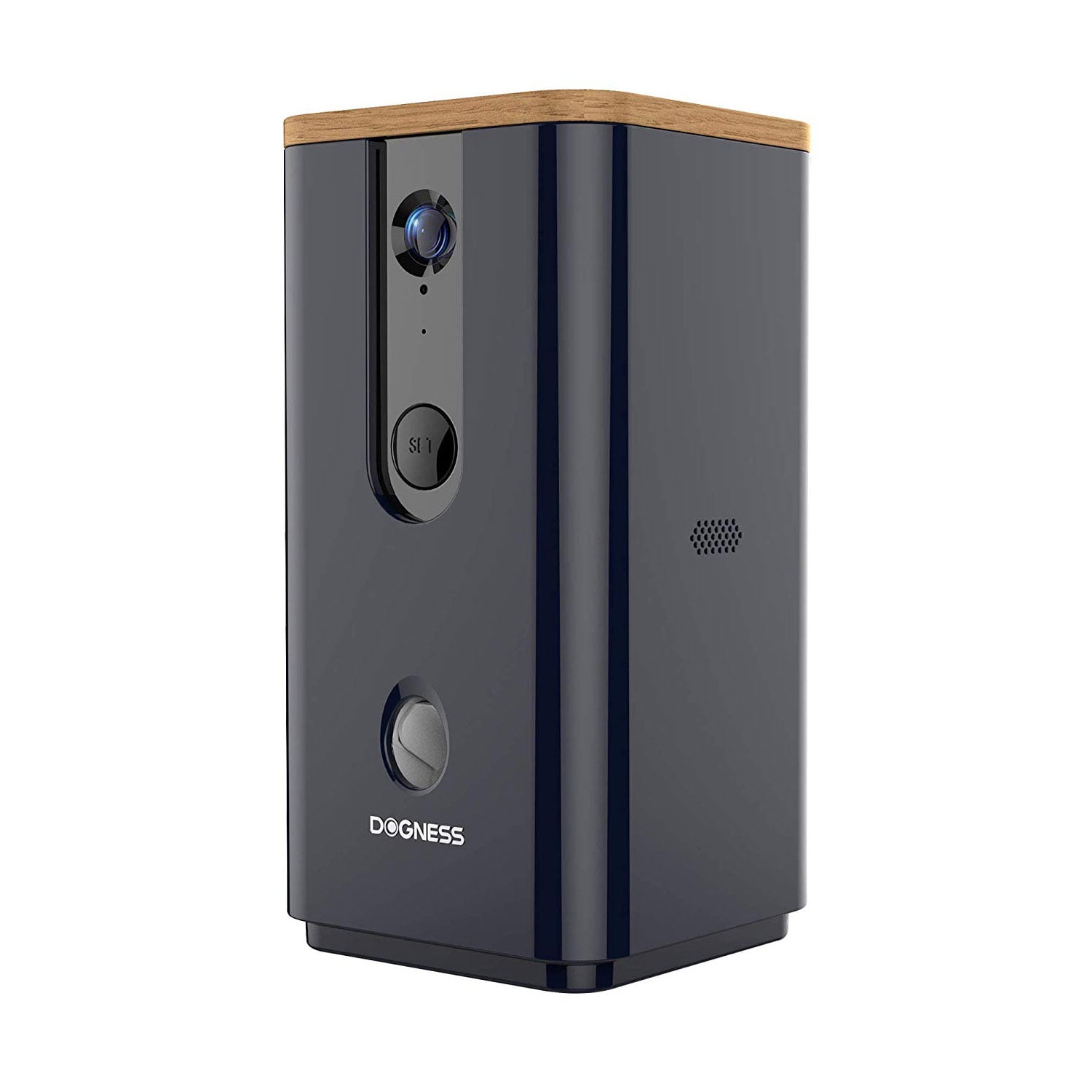 Dogness Smart Cam Pet Treat Dispenser with HD Camera-Black