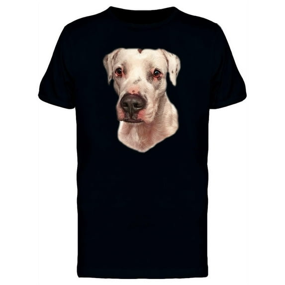 Dogo Argentino Realistic Photo T-Shirt Men -Image by Shutterstock, Male x-Large