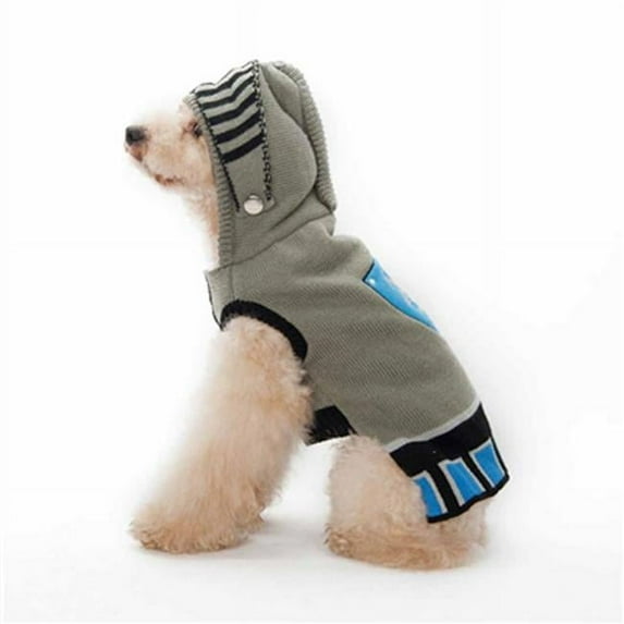 Dogo DOGO-59230GRY-2XL Knight Dog Sweater, Gray - 2XL