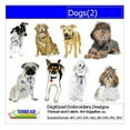 thumbnail image 1 of Dogs(2) Embroidery Designs - All Popular Formats Included - Loaded on USB Stick, 1 of 10