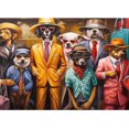 Dogs 500 Pieces Puzzle for Adults Featuring a Fun Traveltime Image of