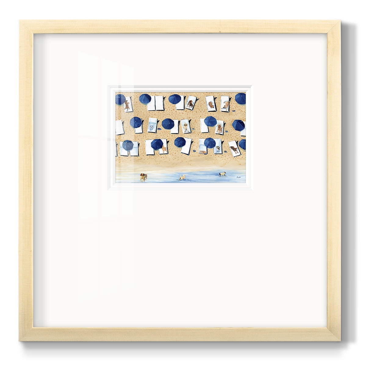 Dogs Allowed-Premium Framed Print