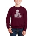 thumbnail image 1 of Dogs And Cats - Boy's Word Art Crewneck Sweatshirt, 1 of 3