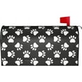 thumbnail image 1 of Dogs Animal Paws Print Mailbox Cover Magnetic Mailbox Wraps Post Box Cover Décor 21x18 in, 1 of 7