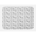 thumbnail image 1 of Dogs Bath Mat, Sketch Art Pattern with the Dogs of Different Breeds Canine Domestic Animals, Plush Bathroom Decor Mat with Non Slip Backing, 29.5" X 17.5", Black and White, by Ambesonne, 1 of 2
