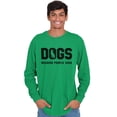 thumbnail image 1 of Dogs Because People Suck Pet Lover Long Sleeve TShirt Men Women Brisco Brands S, 1 of 6