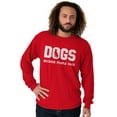 thumbnail image 1 of Dogs Because People Suck Pet Lover Long Sleeve TShirt Men Women Brisco Brands S, 1 of 6