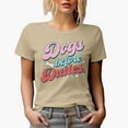 thumbnail image 1 of Dogs Before Dudes with Bone Art Merch Gift, Tan T-Shirt, XL, 1 of 5