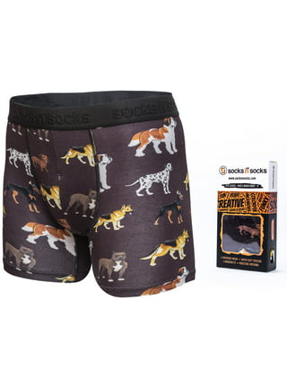 Crazy Dog T-Shirts Mens Do These Make My Bass Look Big Boxers Funny Fishing  Butt Joke Novelty Underwear For Guys