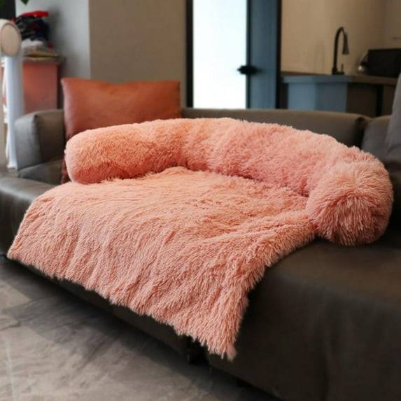 Dogs Cats Bed Mats, Couch Cover for Dogs, Sofa Style Luxurious Mat for Pets, Waterproof Lining and Nonskid Bottom Perfect on Dog Crate, Cat Cage or in The Car
