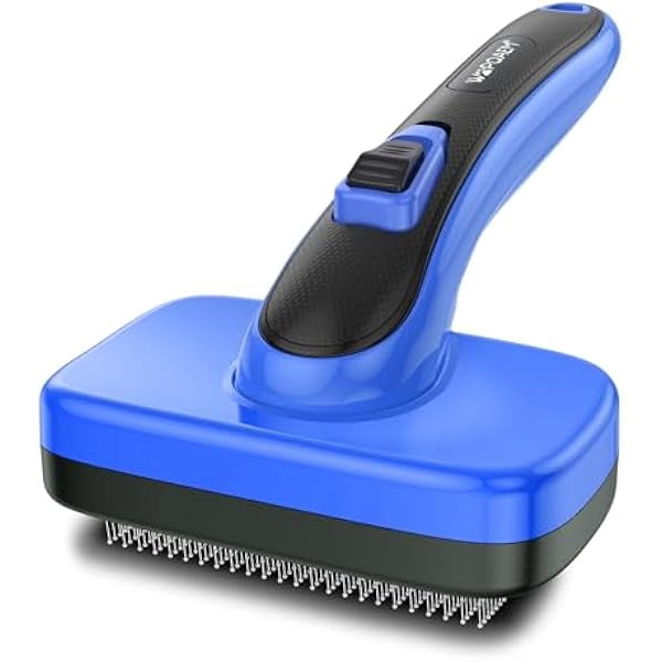 Cat Brush, Self Cleaning Slicker Brushes for Shedding and Grooming Removes Loose Undercoat
