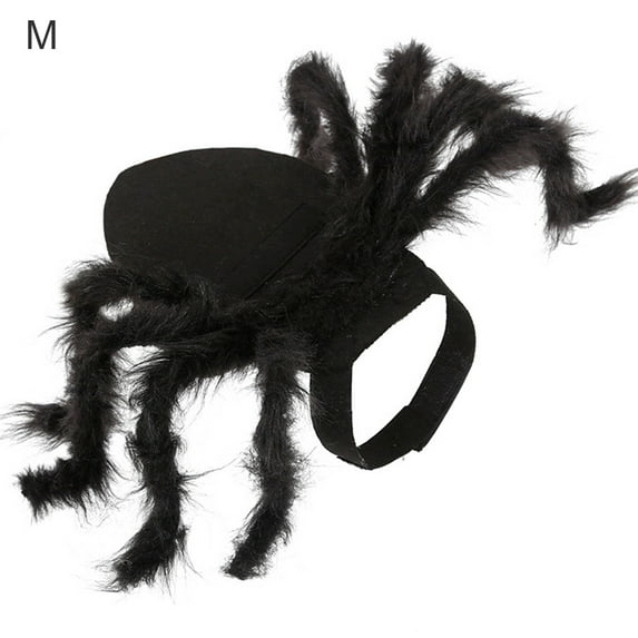 Dogs Cats Spider Costume, Hilarious Furry Simulation Spider Pet Costume Decoration for Halloween 1 PC